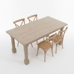 El Juego de Comedor Torneado